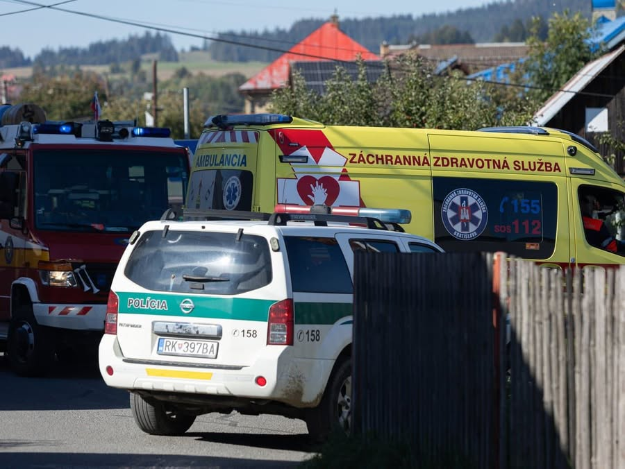 Snímka z miesta tragédie v Staškove 29.septembra 2026. Foto: Polícia SR