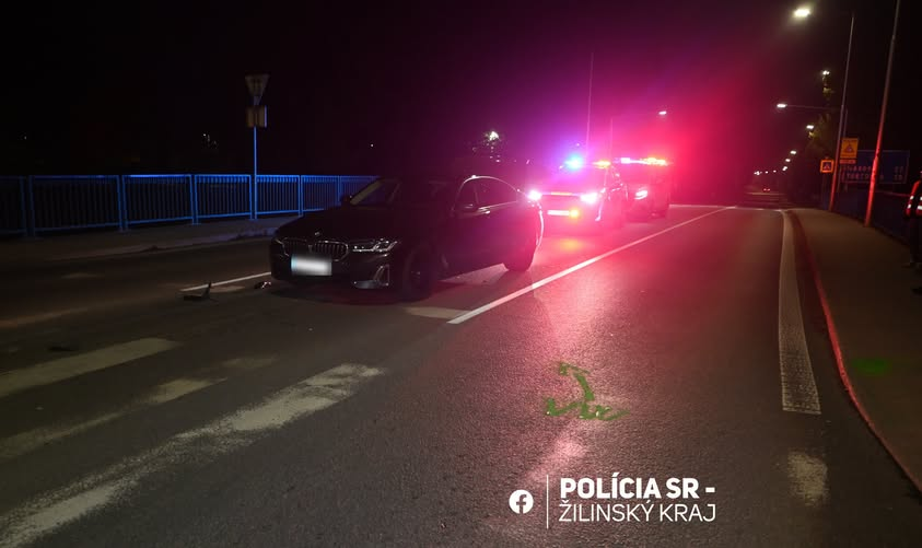 Vodička v Čadci nafúkala viac ako dve promile. Foto: KR PZ Žilina